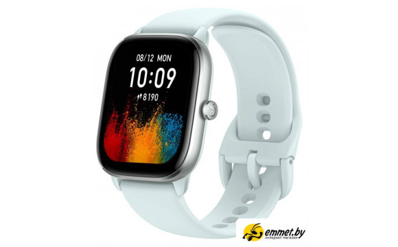 Обзор на умные часы Amazfit GTS 4 Mini (мятно-голубой)
