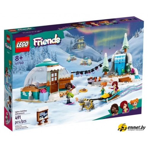 Конструктор LEGO Friends 41760 Igloo Holiday Adventure