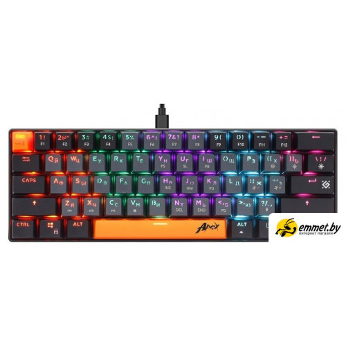 Клавиатура Defender Apex GK-002 (серый/черный)
