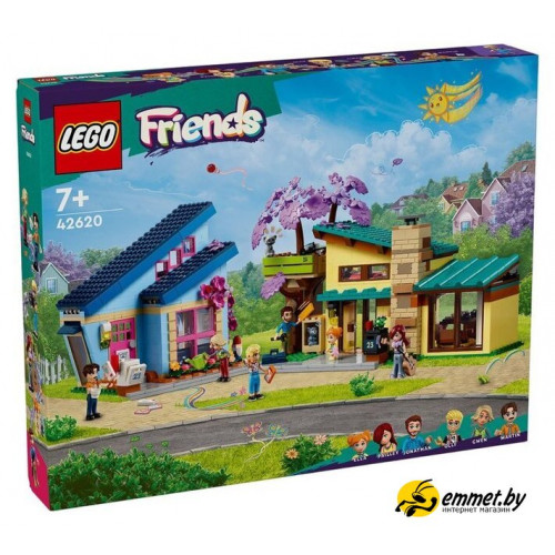 Конструктор LEGO Friends 42620 Дома Олли и Пейсли