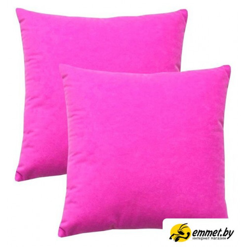 Декоративная подушка Matex Velours 49-876 (2шт, фуксия)