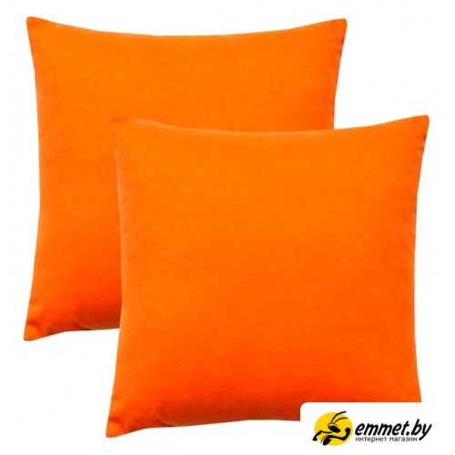 Декоративная подушка Matex Velours 49-807 (2шт, коралловый)