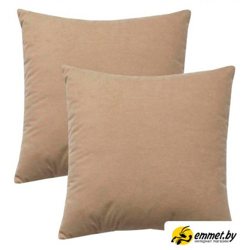 Декоративная подушка Matex Velours 49-784 (2шт, кофейный)