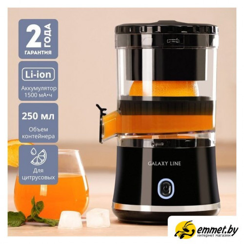 Соковыжималка Galaxy Line GL0855 (черный)