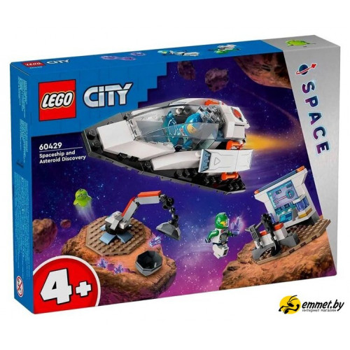 Конструктор LEGO City 60429 Открытие космического корабля и астероида