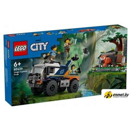 Конструктор LEGO City 60426 Исследование джунглей: Внедорожный грузовик