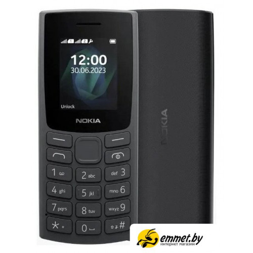 Кнопочный телефон Nokia 105 4G (2023) Dual SIM TA-1551 (черный)