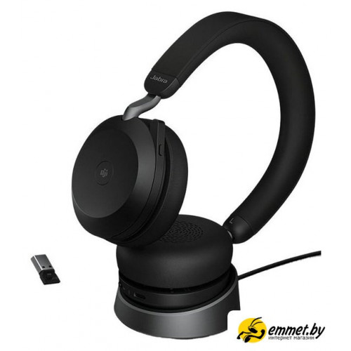 Офисная гарнитура Jabra Evolve2 75 MS Stereo USB-A Desk (черный)