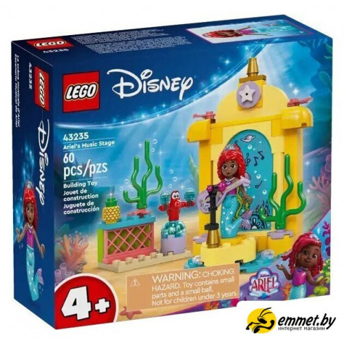 Конструктор LEGO Disney Princess Музыкальная сцена Ариэль 43235