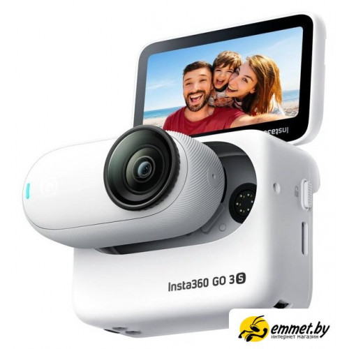 Экшен-камера Insta360 GO 3S 128GB (белый)