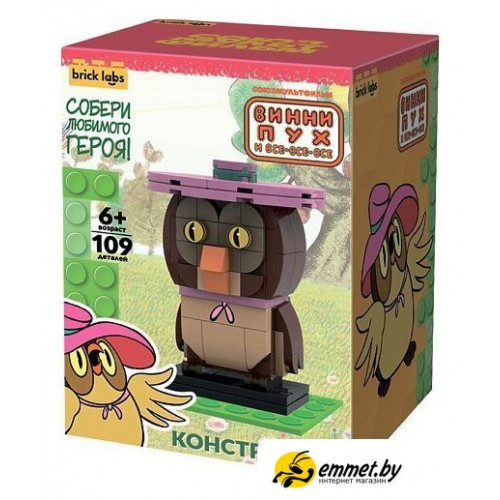 Конструктор Brick Labs Винни-Пух и все-все-все Сова AB-1108