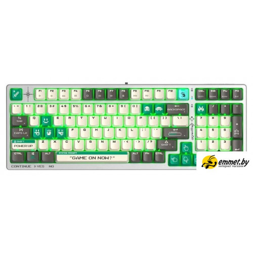 Клавиатура A4Tech Bloody S98 Pixels Green (Bloody BLMS Red Plus, нет кириллицы)