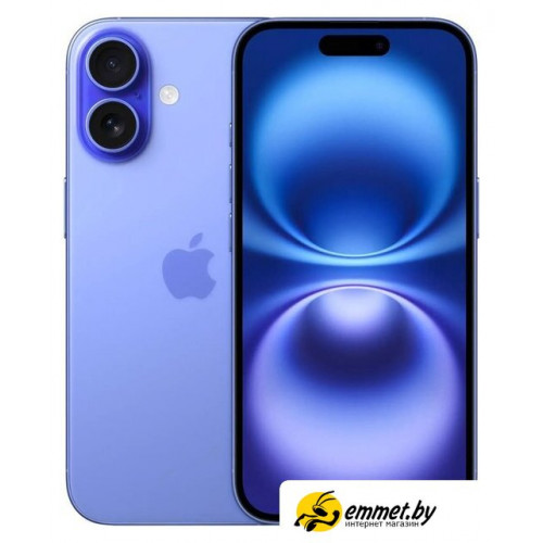 Телефон Apple iPhone 16 Dual eSim 512GB (ультрамарин)