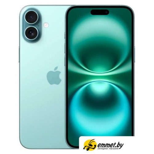Телефон Apple iPhone 16 Plus Dual eSim 512GB (бирюзовый)