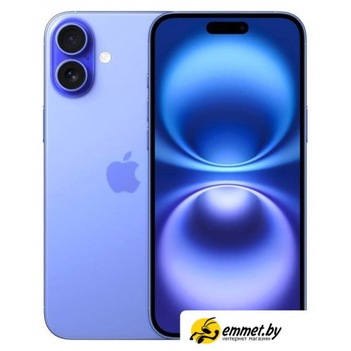 Телефон Apple iPhone 16 Plus Dual eSim 512GB (ультрамарин)
