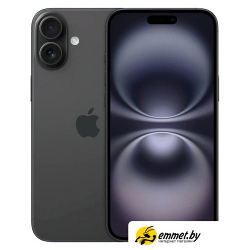 Телефон Apple iPhone 16 Plus Dual eSim 128GB (черный)
