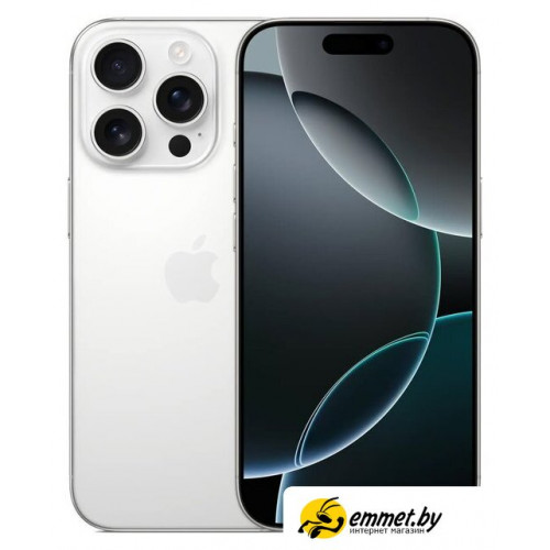 Телефон Apple iPhone 16 Pro Dual eSim 512GB (белый титан)