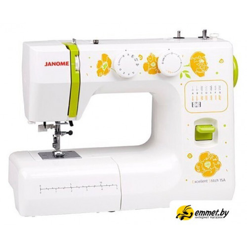 Электромеханическая швейная машина Janome Excellent Stitch 15A