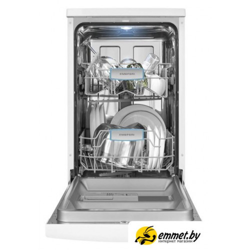 Отдельностоящая посудомоечная машина Meferi MDW4562WH FS Light