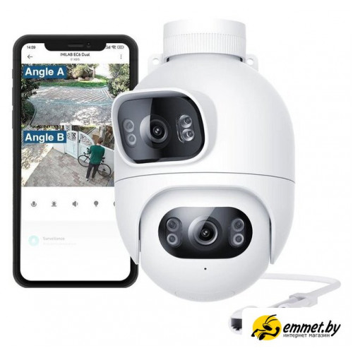 IP-камера Imilab EC6 Dual 2K+2K WiFi Plug-in Spotlight Camera (международная верс
