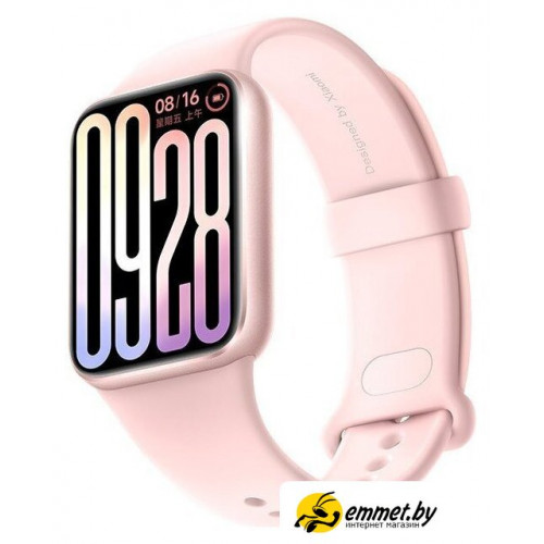 Фитнес-браслет Xiaomi Smart Band 9 Pro (розовый, с розовым силиконовым ремешком, международная версия)