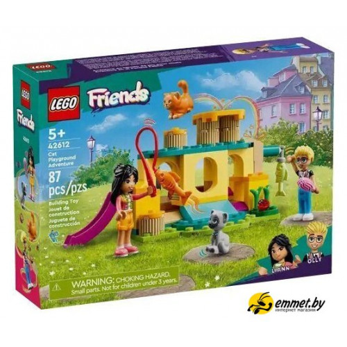 Конструктор LEGO Friends Приключение на игровой площадке для кошек 42612