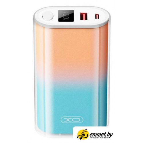 Внешний аккумулятор XO PR222 10000mAh (голубой/оранжевый)