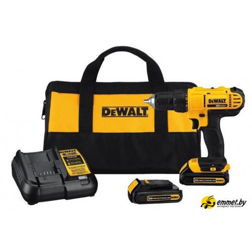 Дрель-шуруповерт DeWalt DCD771S2 (с 2-мя АКБ, сумка)