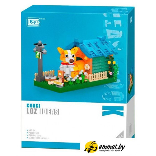 Конструктор LOZ Корги в домике 1256_MK