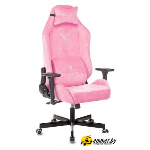Игровое (геймерское) кресло Бюрократ Knight N1 Fabric (розовый Velvet 36)