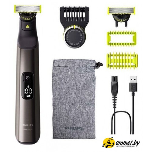 Триммер для бороды и усов Philips OneBlade Pro 360 Face + Body QP6552/15