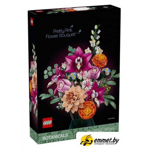 Конструктор LEGO The Botanical Collection 10342 Красивый розовый букет цветов