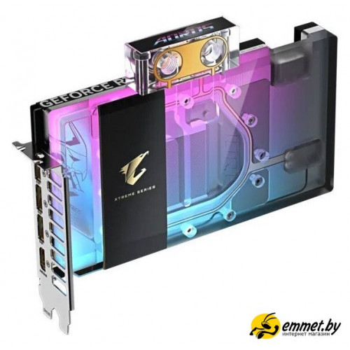 Видеокарта Gigabyte Aorus GeForce RTX 5080 Xtreme Waterforce WB 16G GV-N5080AORUSX WB-16GD