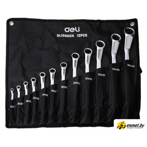Набор ключей Deli DL150012A (12 предметов)