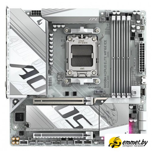 Материнская плата Gigabyte B850M Aorus Elite WiFi6E Ice (rev. 1.0)