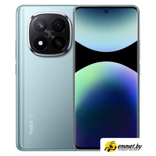 Телефон Xiaomi Redmi Note 14 Pro+ 5G 12GB/256GB международная версия (бирюзовый)