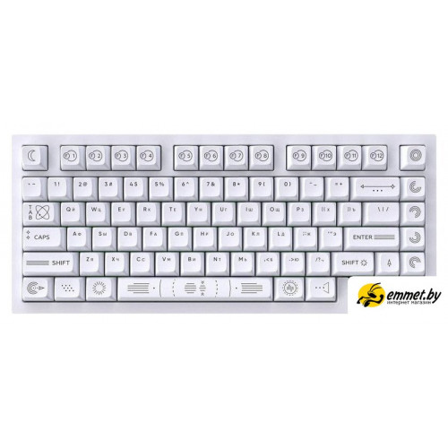 Клавиатура Дарк Проджект CM81 Zeno (g3ms Sapphire, белый)