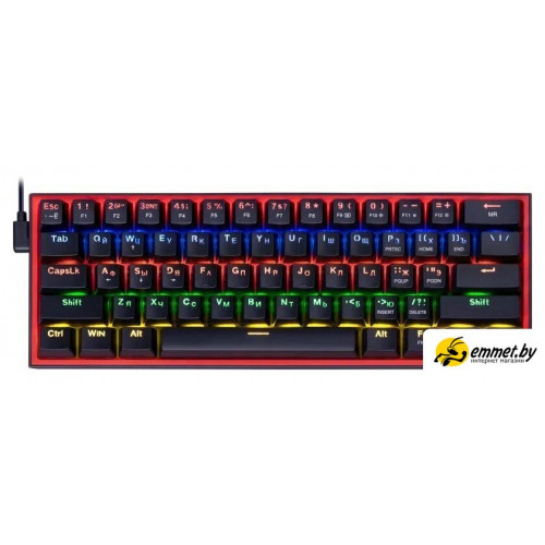 Клавиатура Redragon Fizz (Redragon Red, черный/красный)