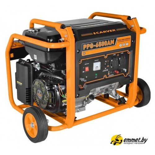 Бензиновый генератор Carver PPG-6500AM