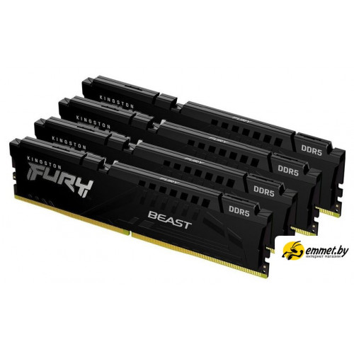 Оперативная память Kingston FURY Beast 4x32ГБ DDR5 5200 МГц KF552C40BBK4-128