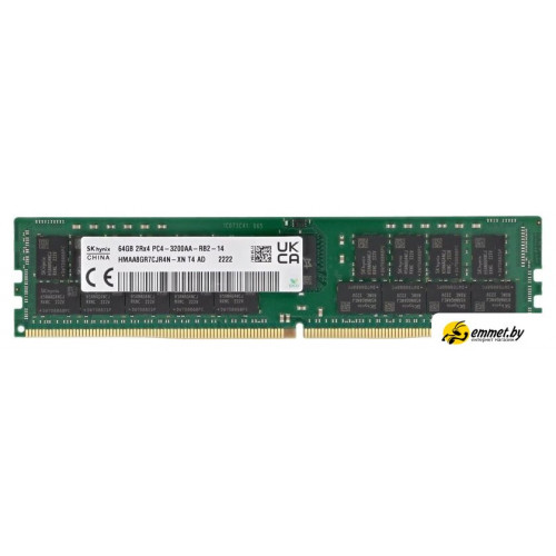 Оперативная память Hynix 64ГБ DDR4 3200 МГц HMAA8GR7CJR4N-XN