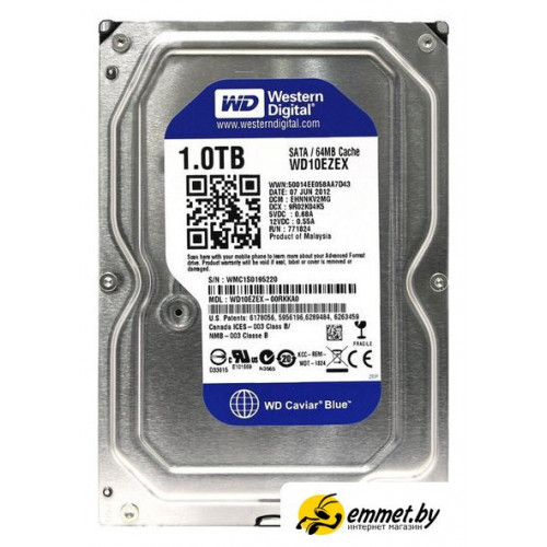 Жесткий диск WD Caviar Blue 1TB (WD10EZEX)