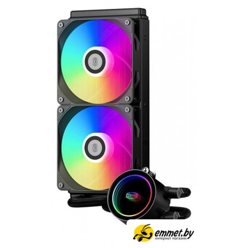 Система жидкостного охлаждения для процессора PCCooler DA240 ARGB (черный)