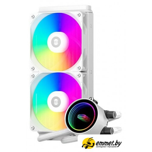 Система жидкостного охлаждения для процессора PCCooler DA240 ARGB (белый)