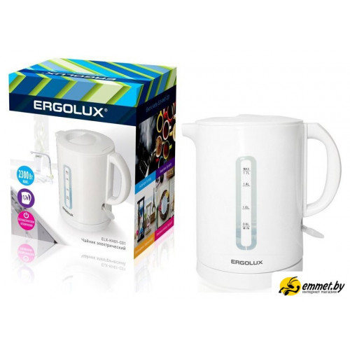 Электрический чайник Ergolux ELX-KH01-C01