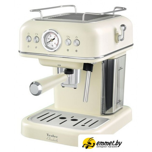 Рожковая кофеварка Tesler ECM-245 beige