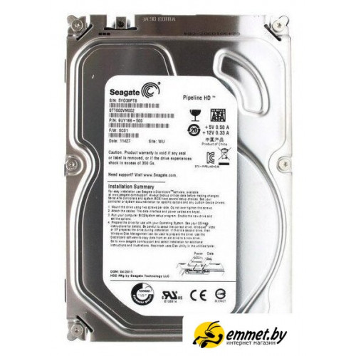 Жесткий диск Seagate Pipeline HD 1TB (ST1000VM002)