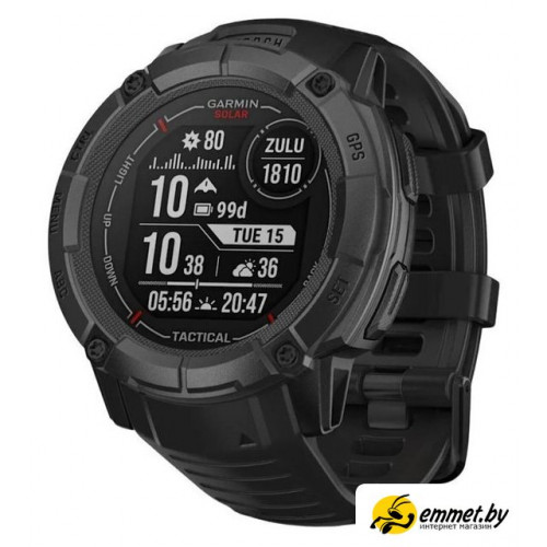 Умные часы Garmin Instinct 2x Solar Tactical Edition (черный)