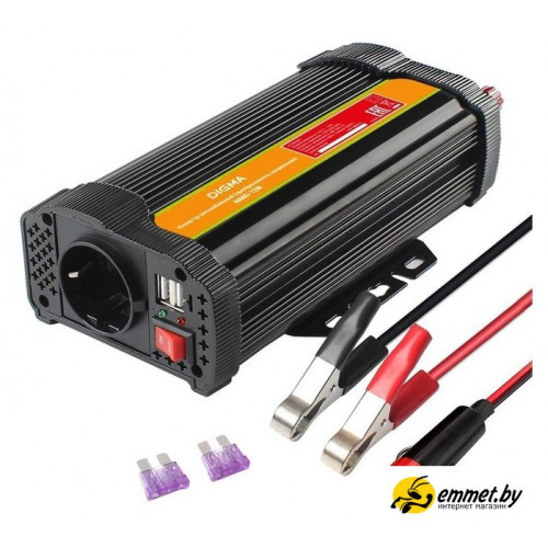 Автомобильный инвертор Digma AI600-12W