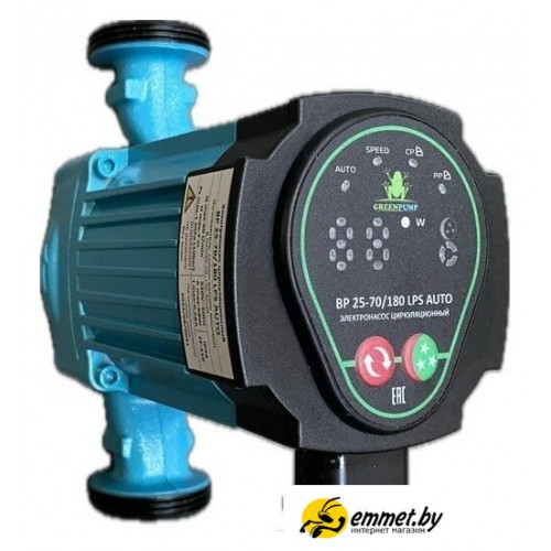 Циркуляционный насос Greenpump BP 25-70/180 LPS Auto
